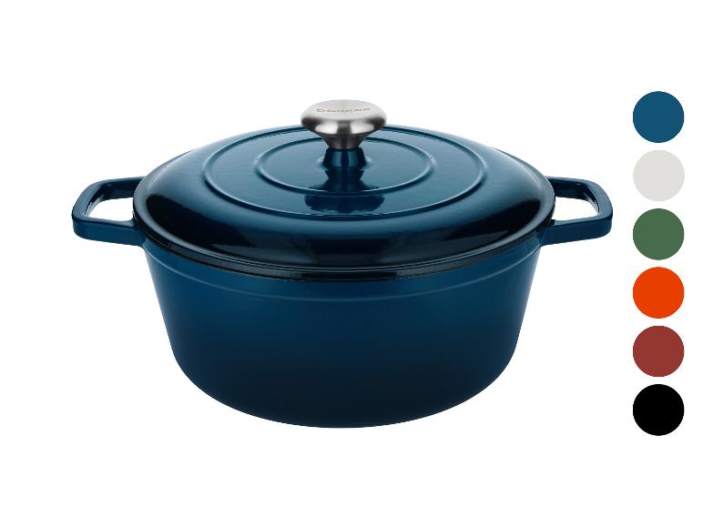 SILVERCREST® Liatinový hrniec Premium, 27 cm