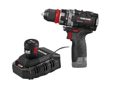PARKSIDE PERFORMANCE® Aku príklepová vŕtačka 12 V PSBSAP 12 A1 + Akumulátor 12 V/2,5 Ah PAPK 12 2.5 B1 + Nabíjačka 6 A PLGK 12 6.0 B1