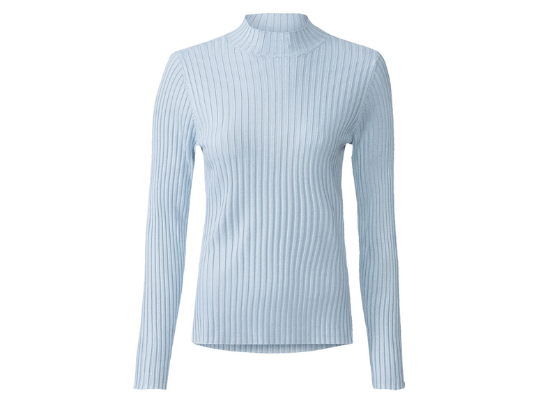 esmara Dámsky sveter z rebrovitej pleteniny (XS (32/34), modrá)