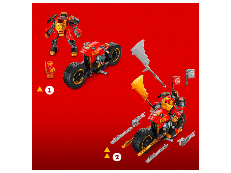 Prejsť na zobrazenie na celú obrazovku: LEGO® NINJAGO 71783 Kaiova robomotorka EVO – obrázok 6
