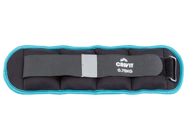 CRIVIT Záťažové manžety 0,75 kg, 2 kusy