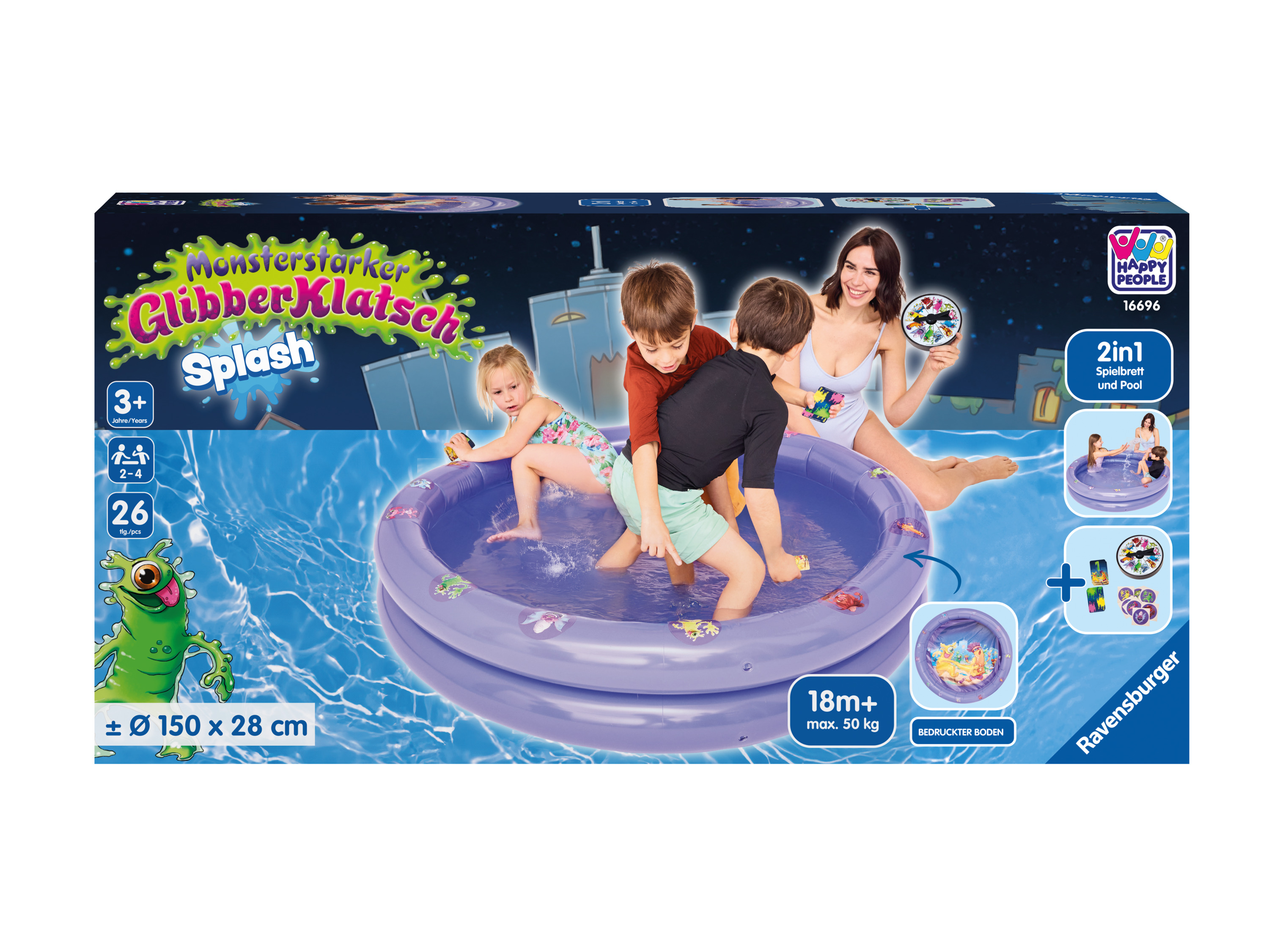 Happy People Ravensburger Fun Bath Games (zábavné kúpanie s príšerami)