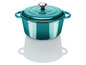 Turquoise liatinový hrniec s vekom.
