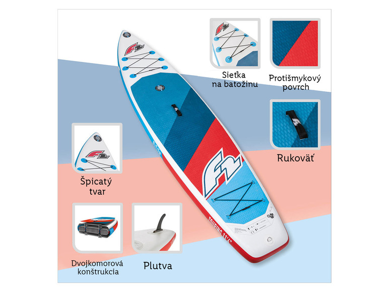 Prejsť na zobrazenie na celú obrazovku: F2 Nafukovací dvojkomorový paddleboard Touring 11'6" – obrázok 2