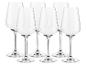 Sada šiestich pohárov na červené víno.