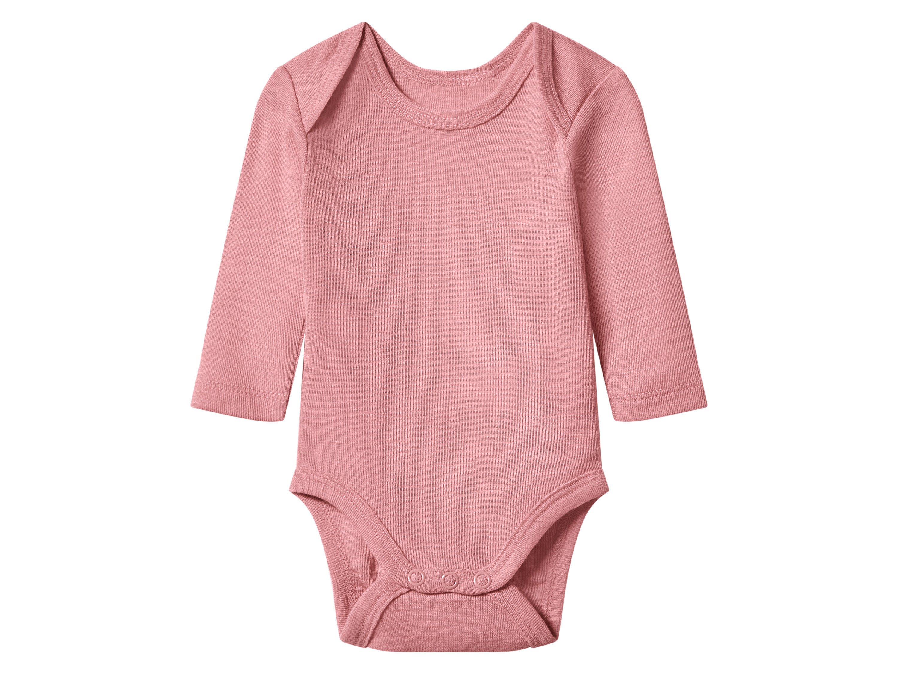 LUPILU® Body pre bábätká z vlny a hodvábu Premium (ružová, 74/80)
