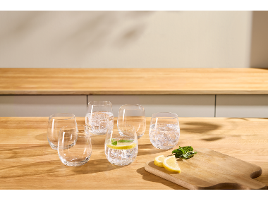 SILVERCREST® Poháre na vodu, 6 kusov