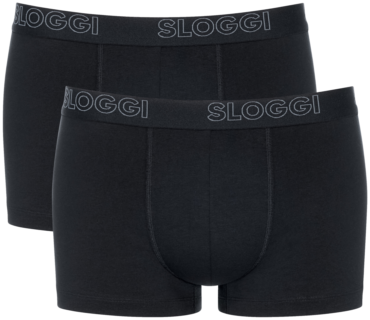 HELLO BY SLOGGI Pánske boxerky/slipy, 2 kusy (boxerky/čierna, XXL)