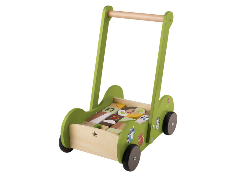 E-shop Playtive Drevený vozík (zelená)