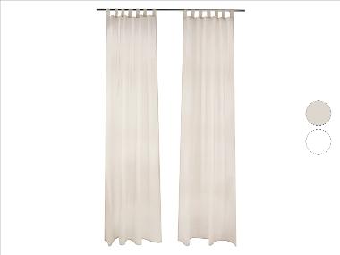LIVARNO® Závesy, 135 x 254 cm, 2 kusy