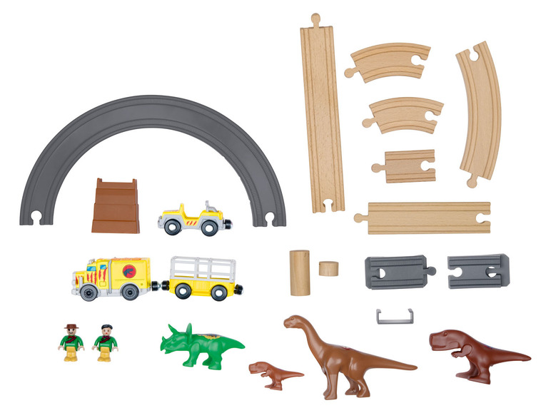 Prejsť na zobrazenie na celú obrazovku: Playtive Drevená železničná súprava City Express/Dinoland – obrázok 18