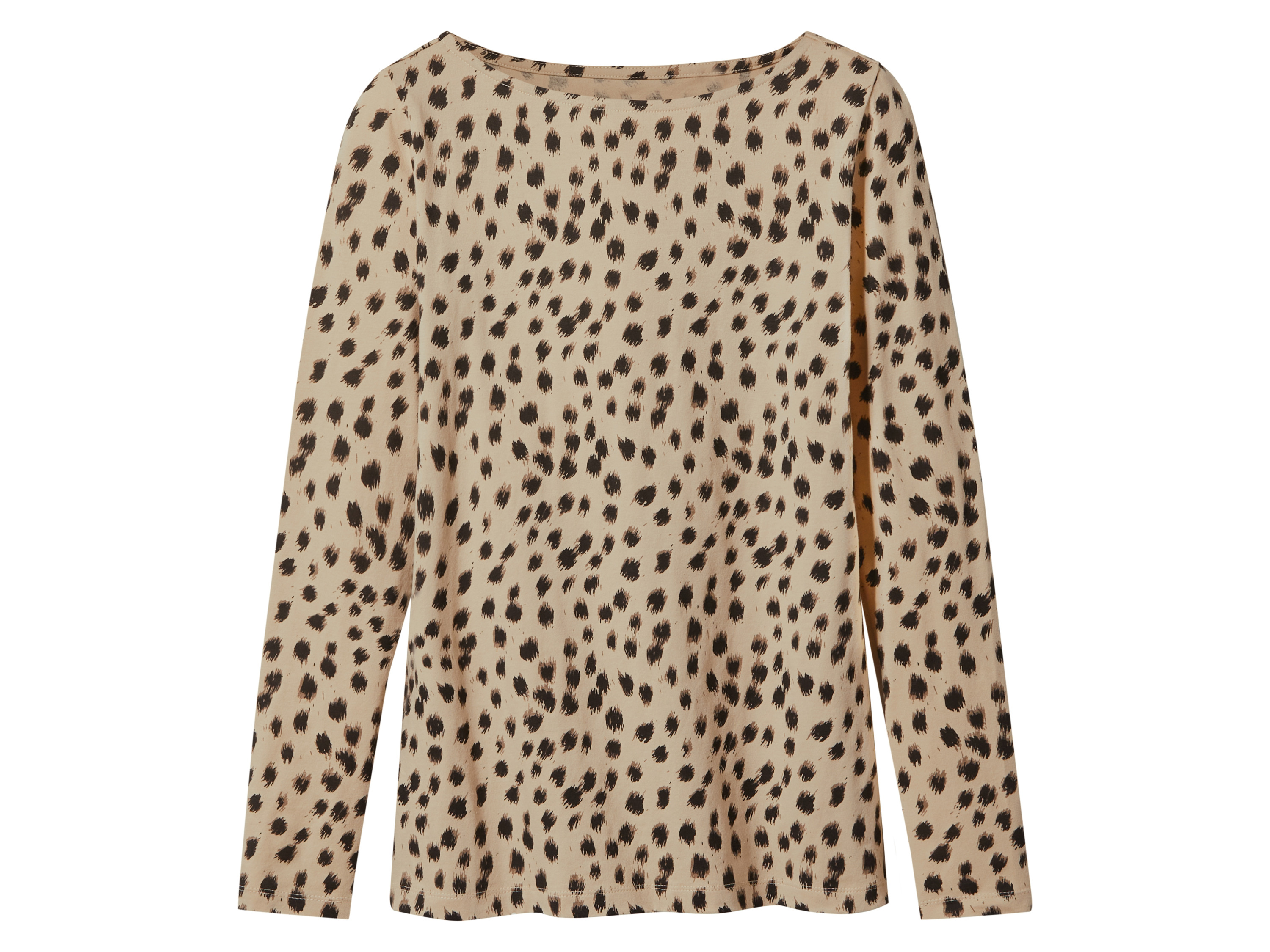 esmara® Dámske tričko s dlhým rukávom (leopardí vzor, XS (32/34))