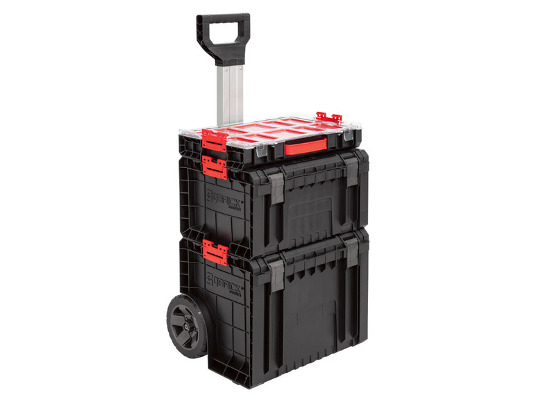 Prejsť na zobrazenie na celú obrazovku: Qbrick System Kufrík na náradie PRO Cart + RRO Toolbox + PRO Organizer 100 – obrázok 1