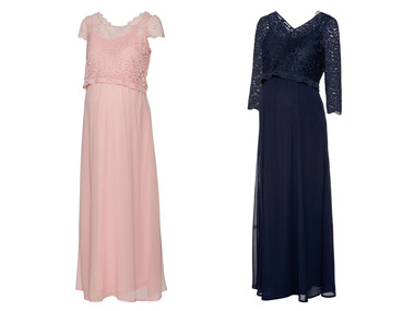 esmara® Dámske tehotenské šaty s elegantnou čipkou