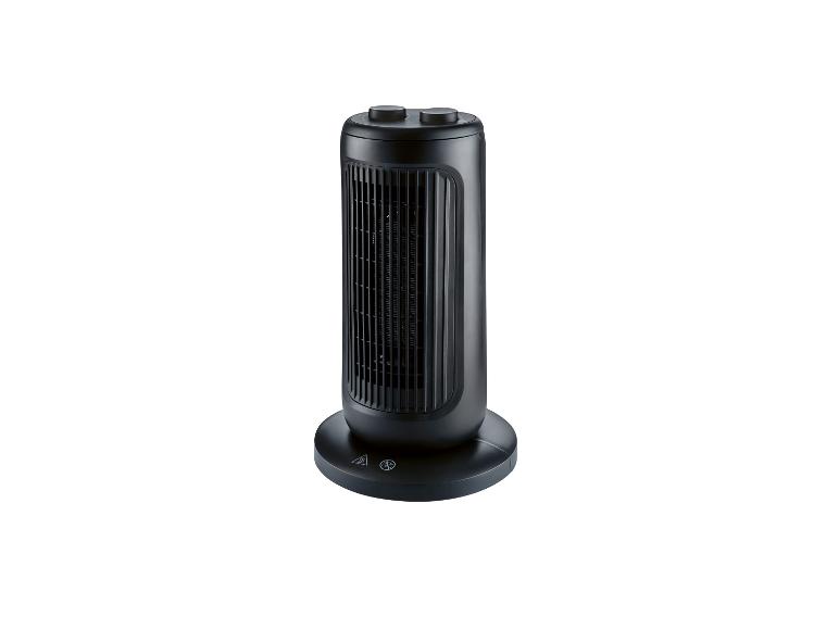 Tronic® Vežový teplovzdušný ventilátor Tthl 1500 B1 (čierna)