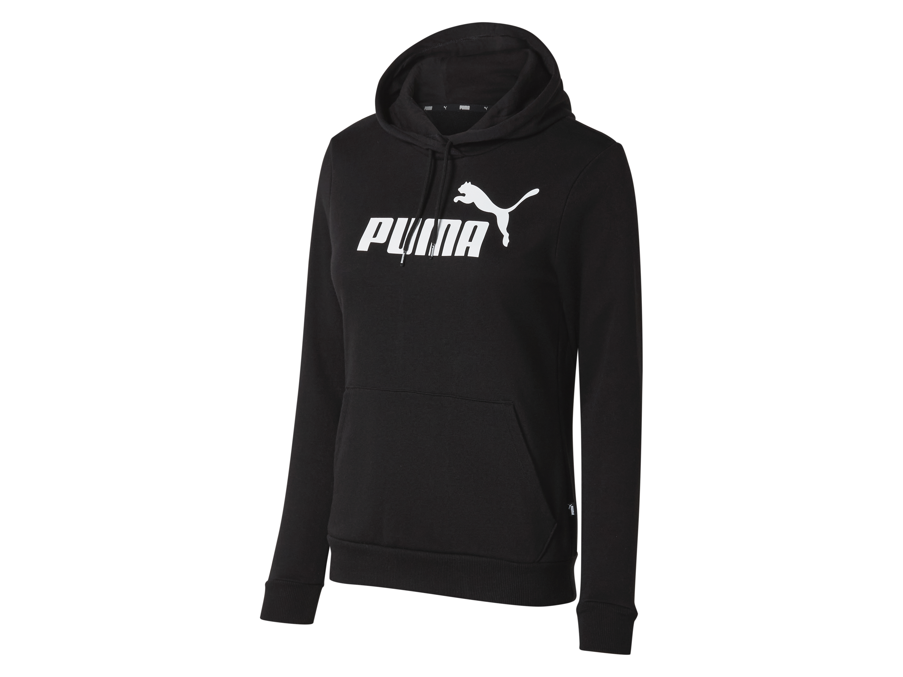 Puma Dámska mikina s kapucňou (čierna, L)