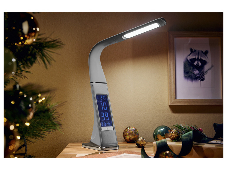 Prejsť na zobrazenie na celú obrazovku: LIVARNO home Stolná LED lampa s integrovanými hodinami – obrázok 7
