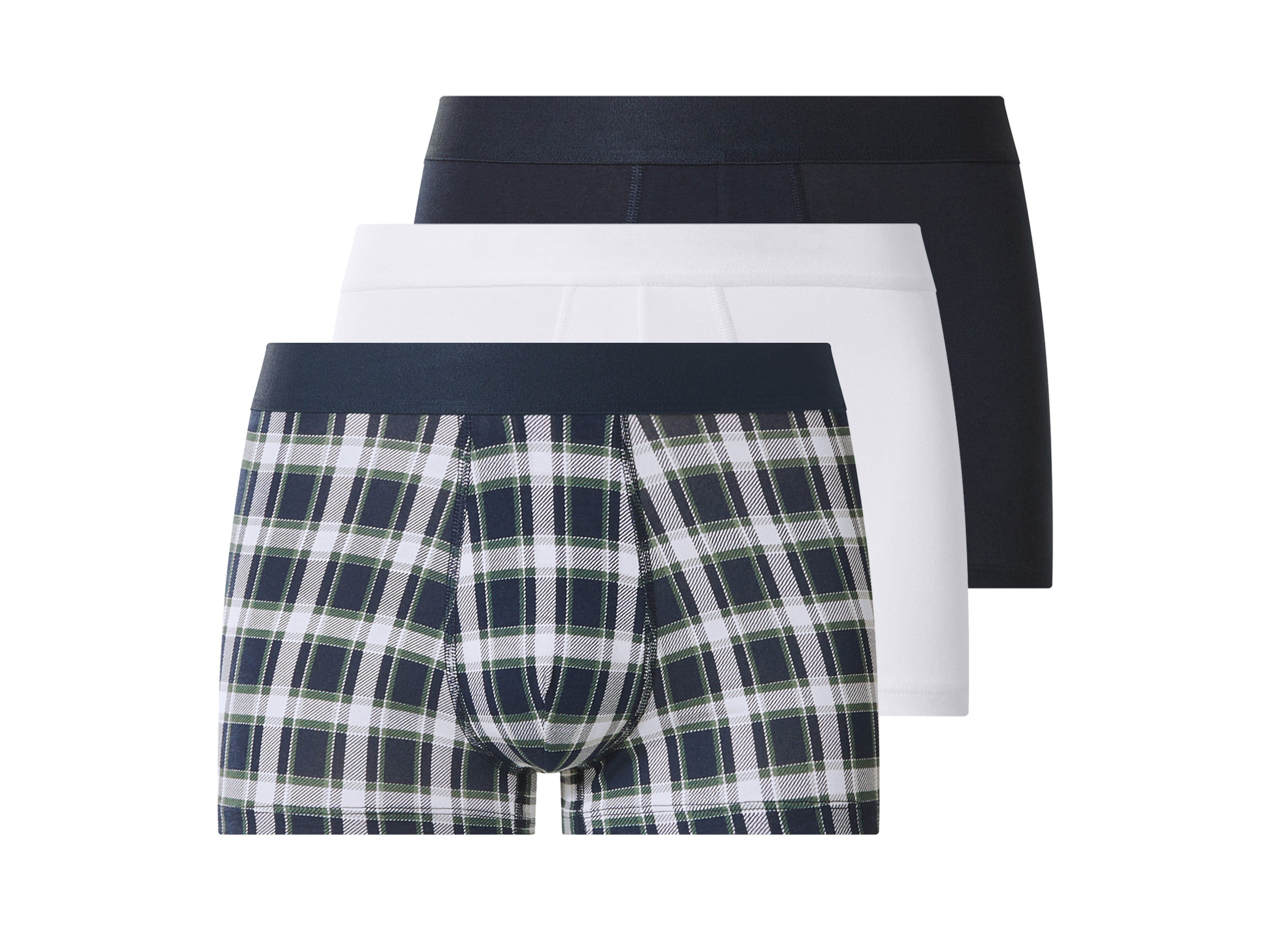 esmara Men Pánske boxerky, 3 kusy (navy modrá/biela, 6/L)