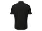 Čierne krátke polo tričko.
