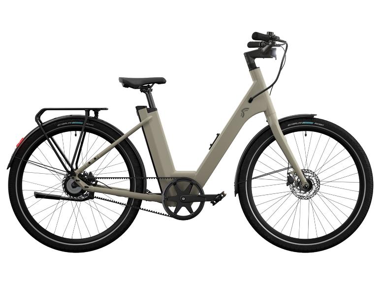 Crivit Mestský elektrobicykel Y.3 Belt Drive (béžová)