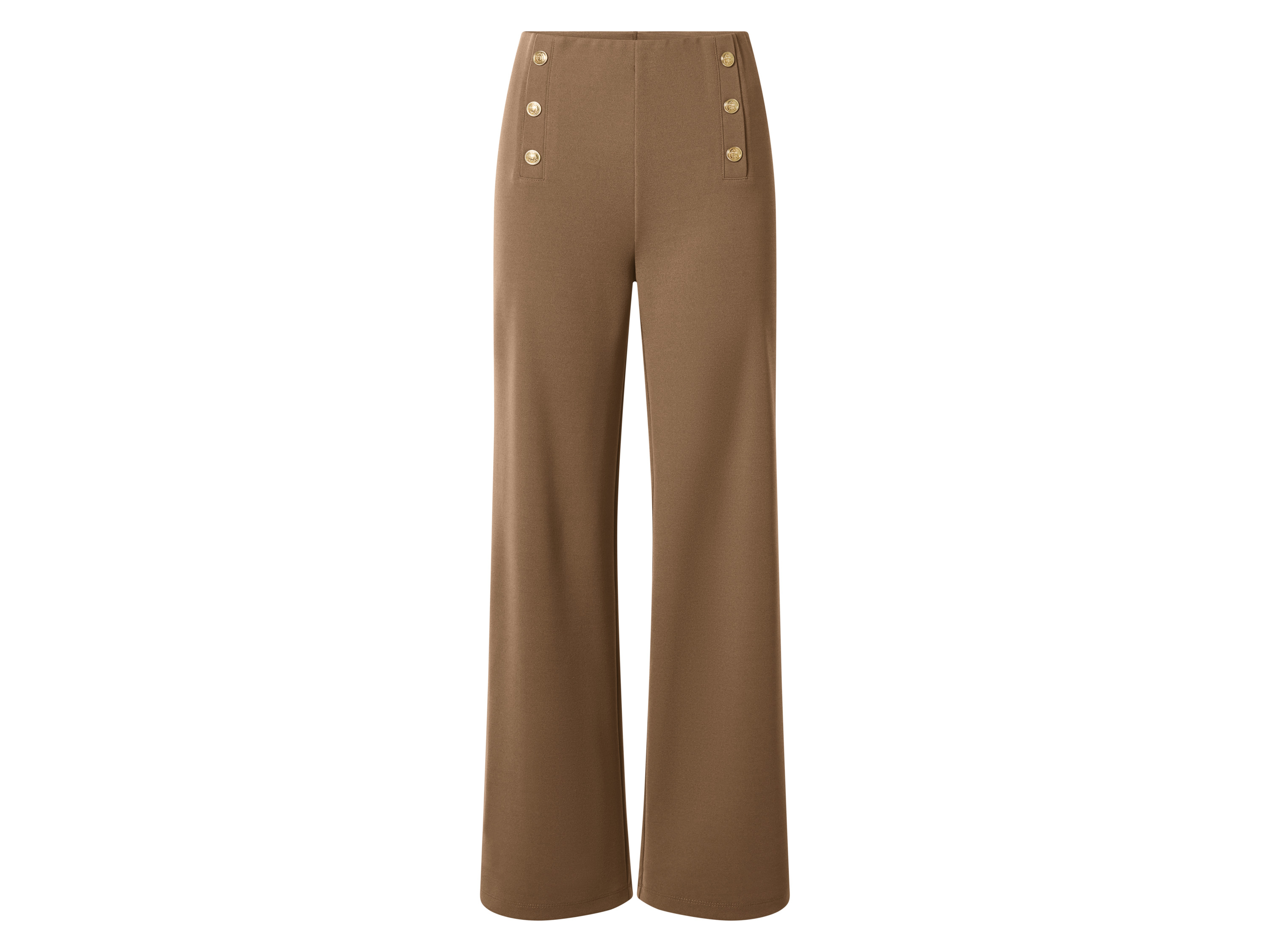 esmara® Dámske nohavice „Wide-Leg“ (béžová, 38)
