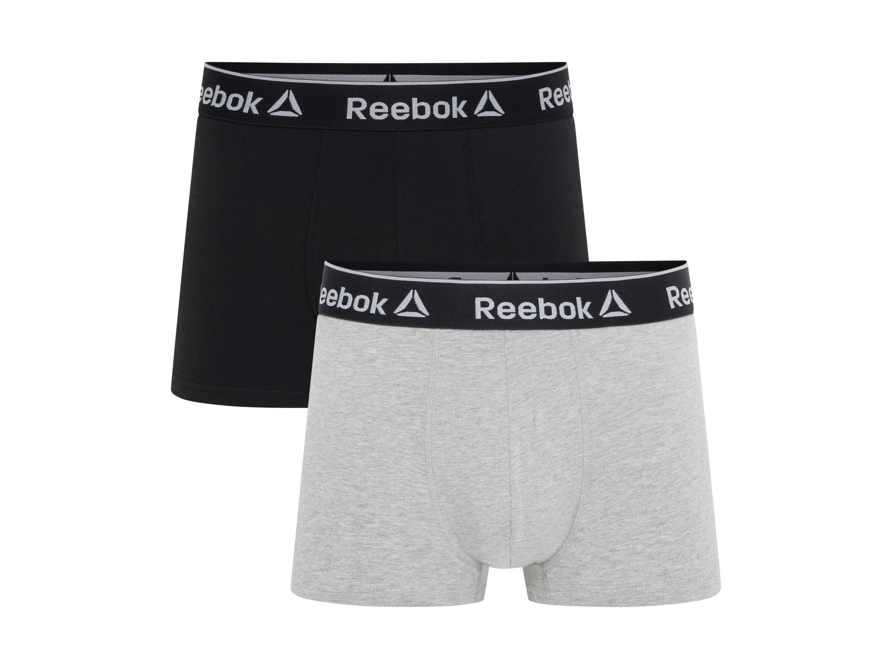 Reebok Pánske boxerky, 2 kusy (čierna/sivá, 6/L)