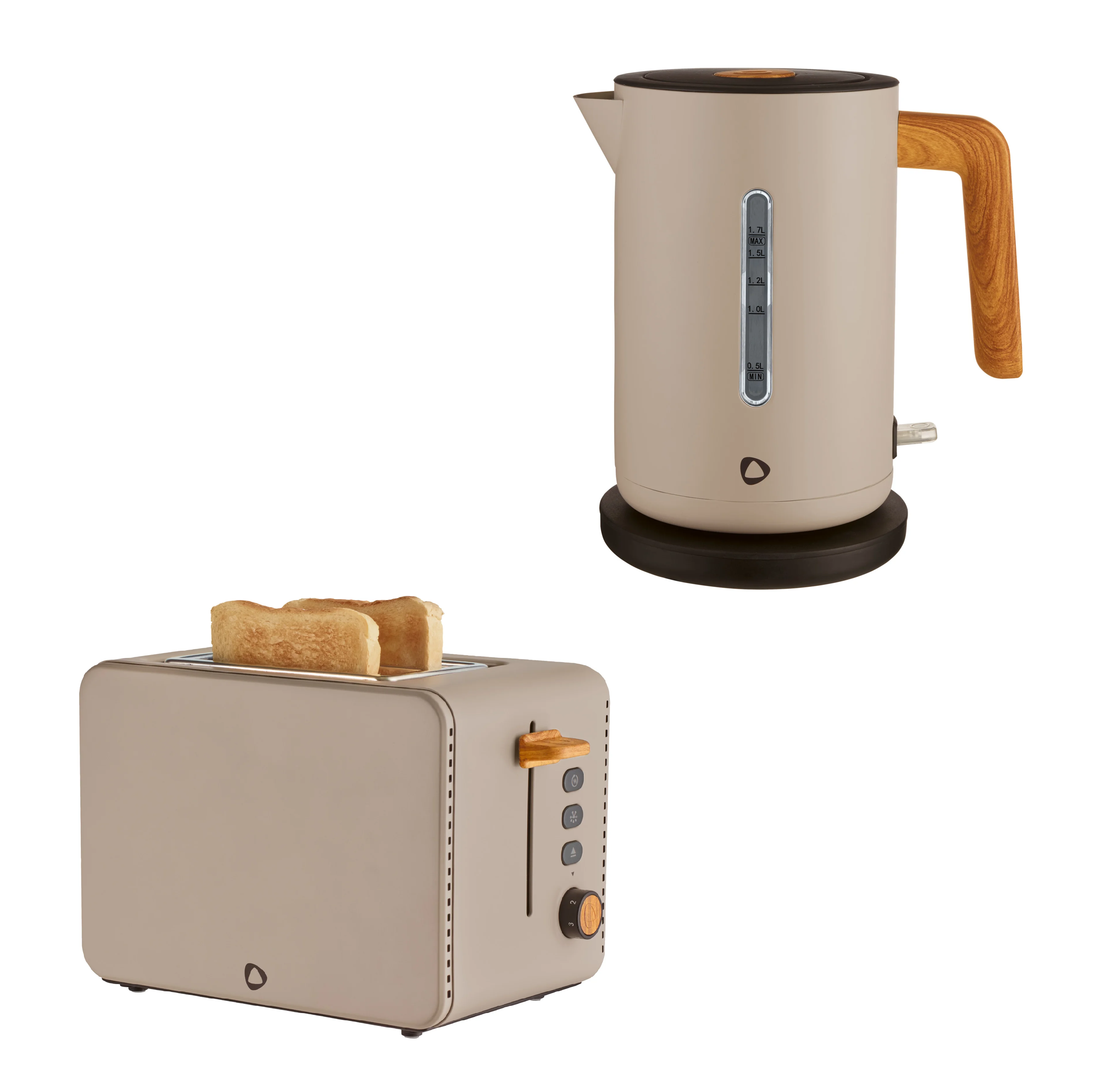 SILVERCREST® Rýchlovarná kanvica, 1,7 l + Hriankovač STH 900 C3, béžová