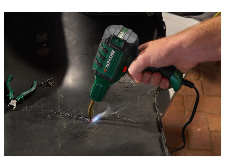 Oprava nárazníka pomocou nástroja Parkside.