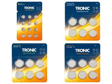 TRONIC® Gombíkové batérie