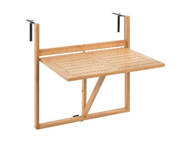 Wenko Bambusový skladací stôl na balkón Waikiki