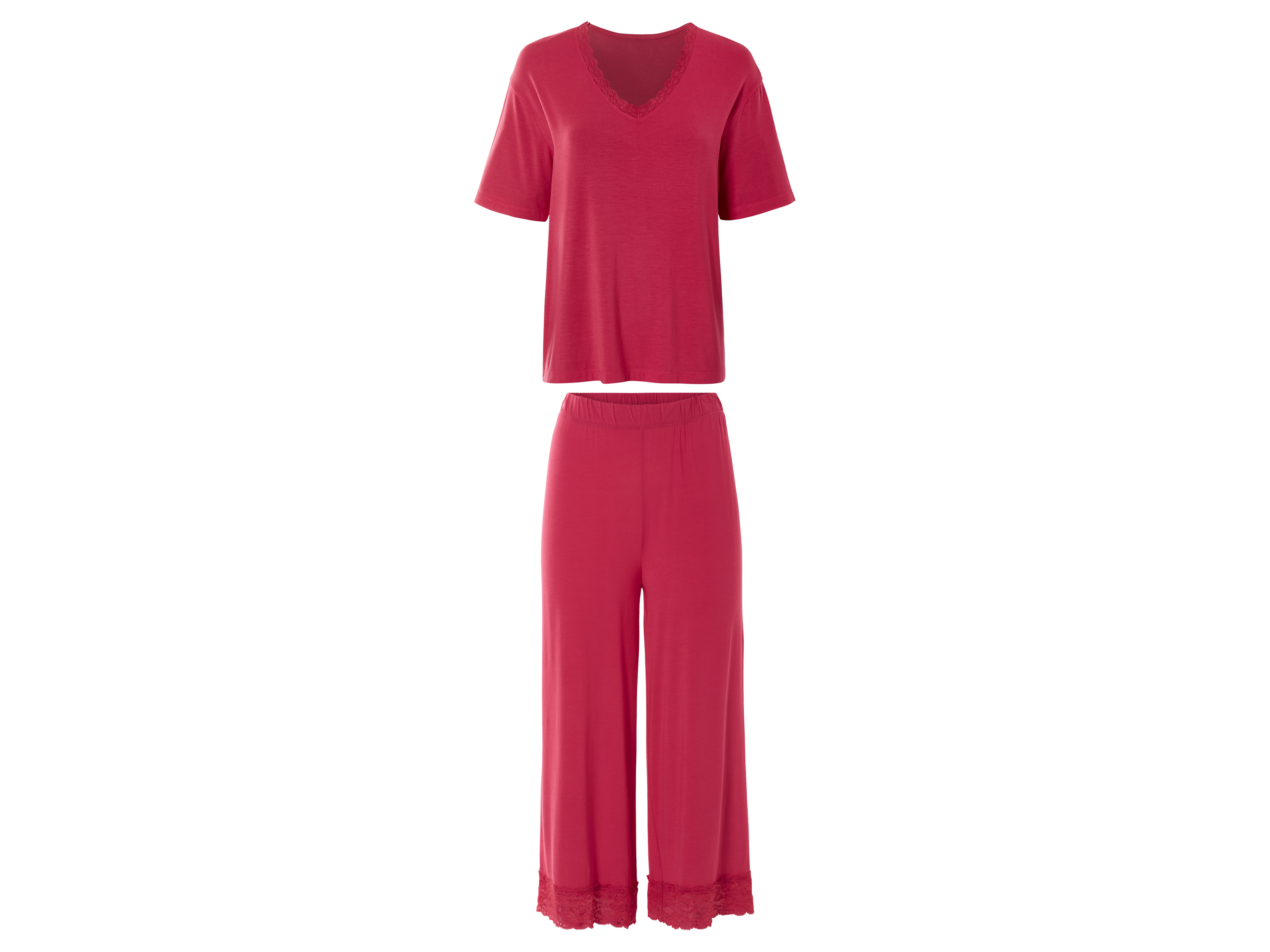 esmara® Dámske pyžamo  (červená, XS (32/34))
