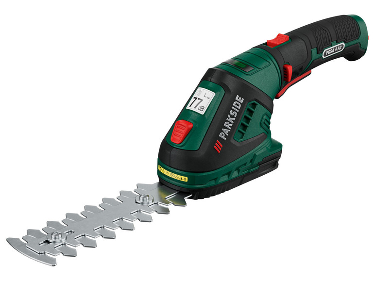 PARKSIDE® Aku záhradné nožnice na trávnik a živý plot PGSA 4 A2