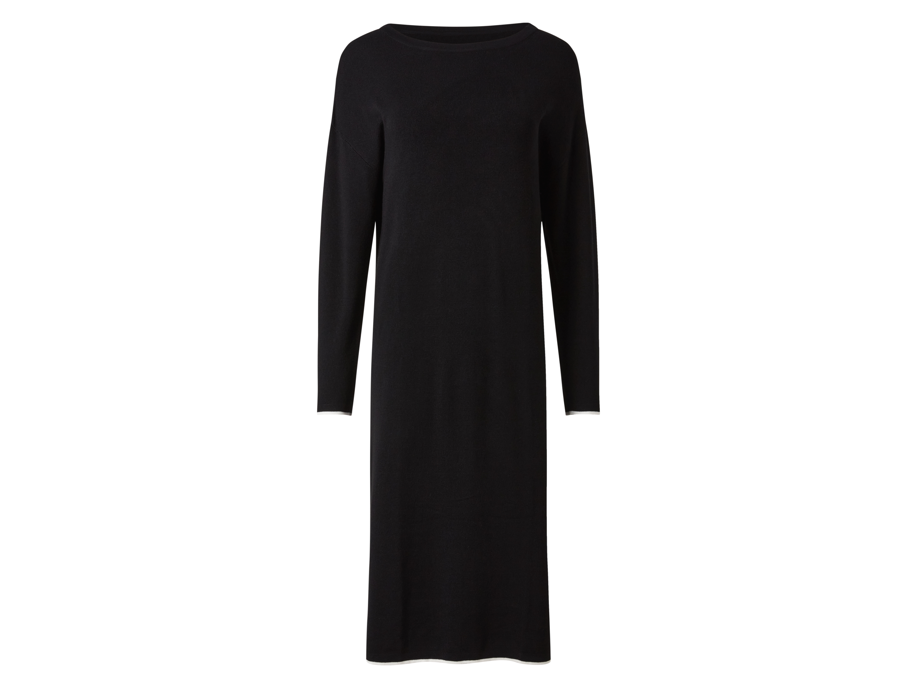 esmara® Dámske pletené šaty (čierna, S (36/38))
