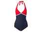 navy modrá/červená