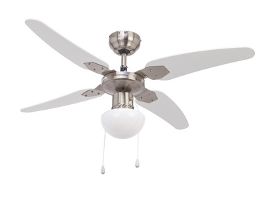 LIVARNO home Stropný ventilátor s LED svietidlom