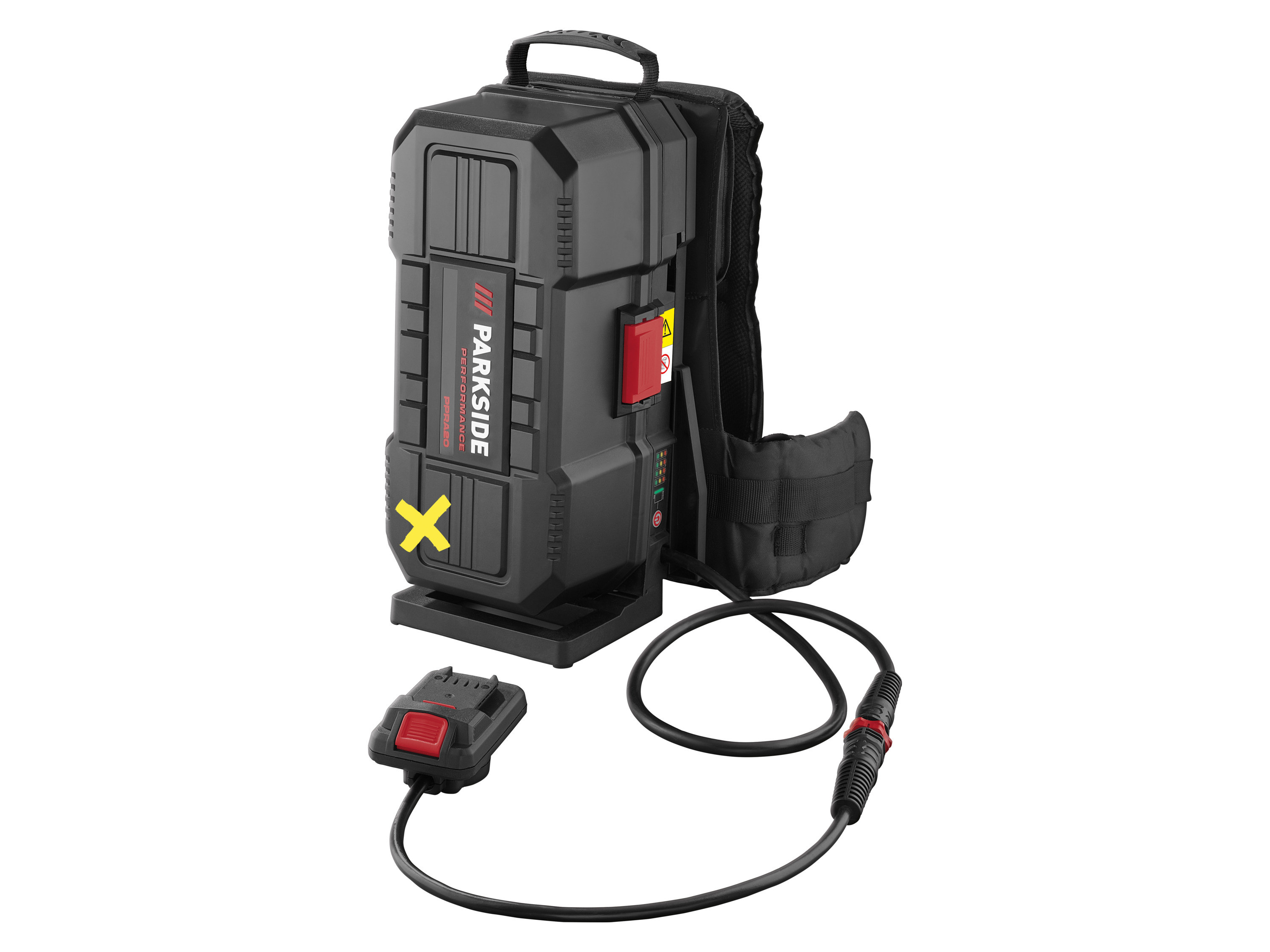 PARKSIDE PERFORMANCE® Nabíjací ruksak na akumulátory 20 V/40 V - bez akumulátora