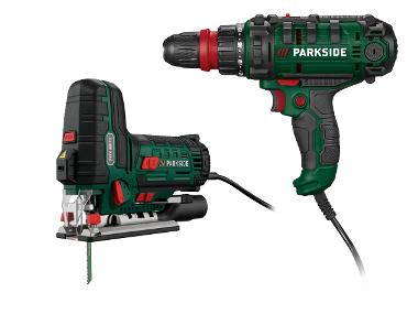 PARKSIDE® Priamočiara kyvadlová píla PSTK 800 D3 + 2-stupňová elektrická vŕtačka PNS 300 B3