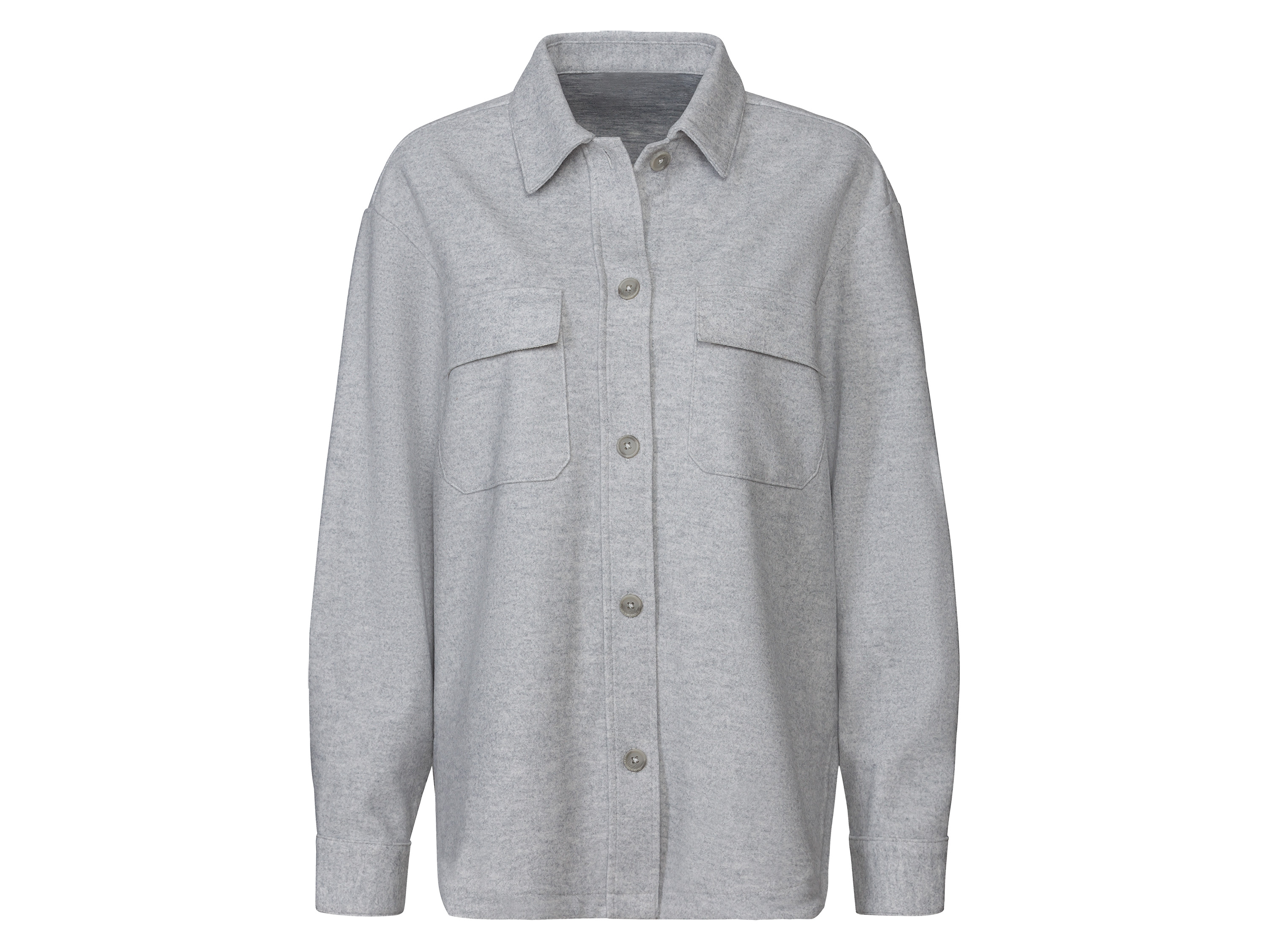 esmara® Dámska košeľová bunda (XS (32/34), sivá)