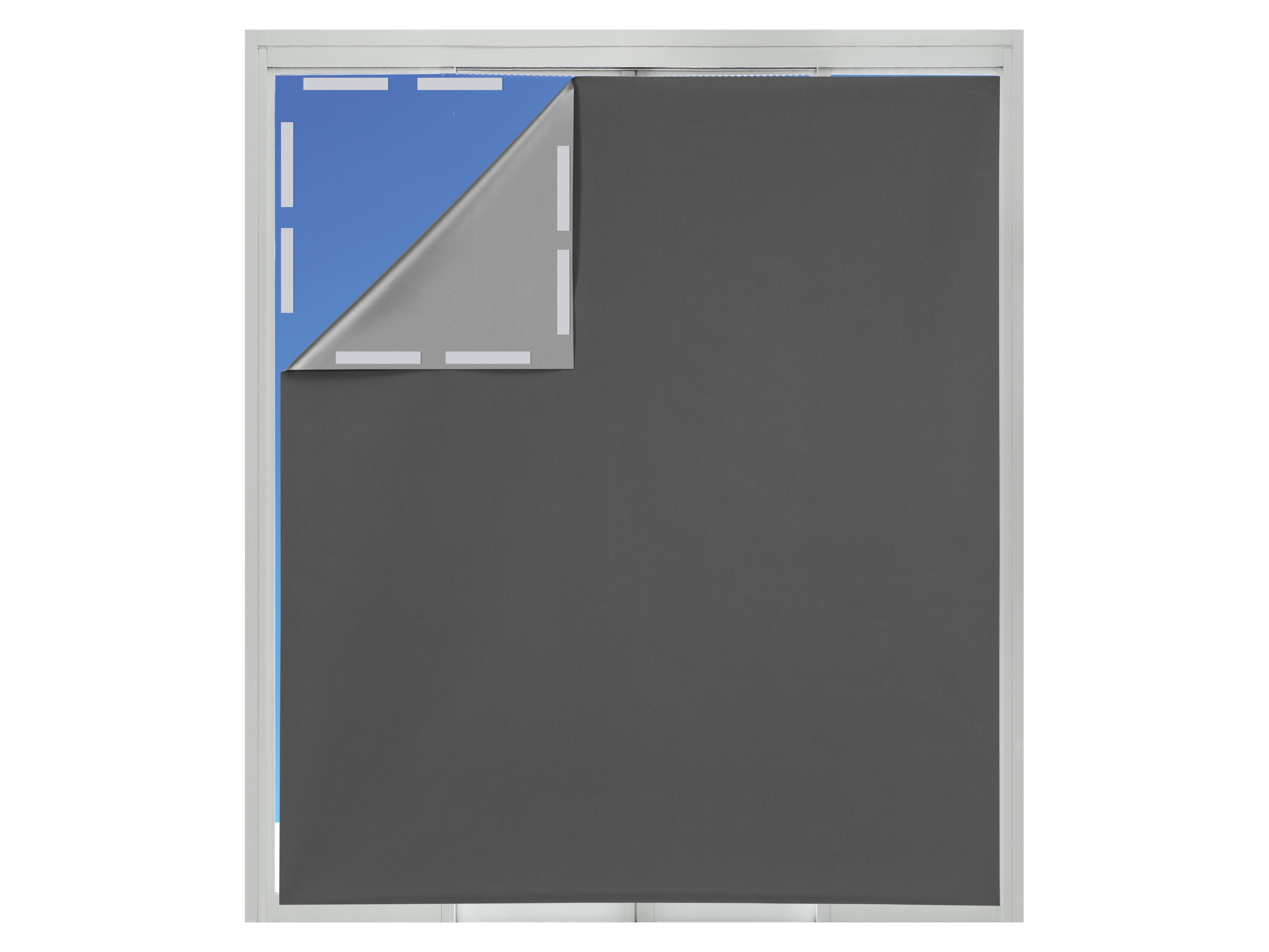 LIVARNO® Protislnečná clona na okná, 130 x 150 cm (sivá)