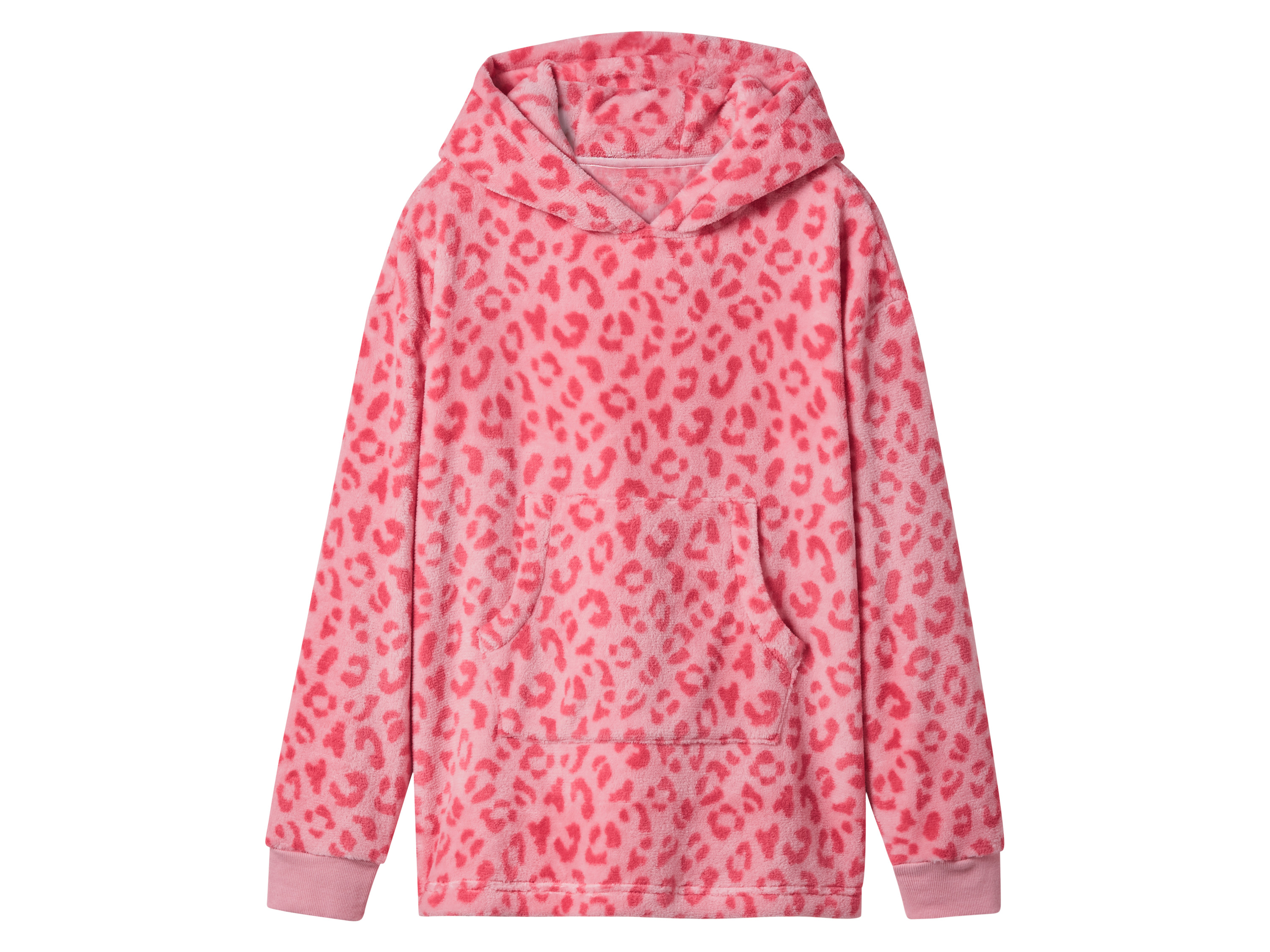 esmara® Detská plyšová oversize mikina (bledoružová, 146/152)