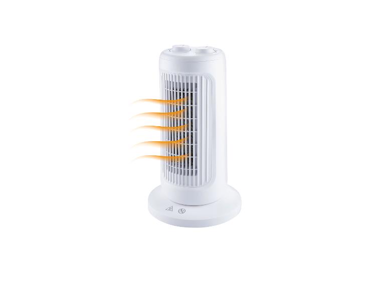 Tronic® Vežový teplovzdušný ventilátor Tthl 1500 B1 (biela)