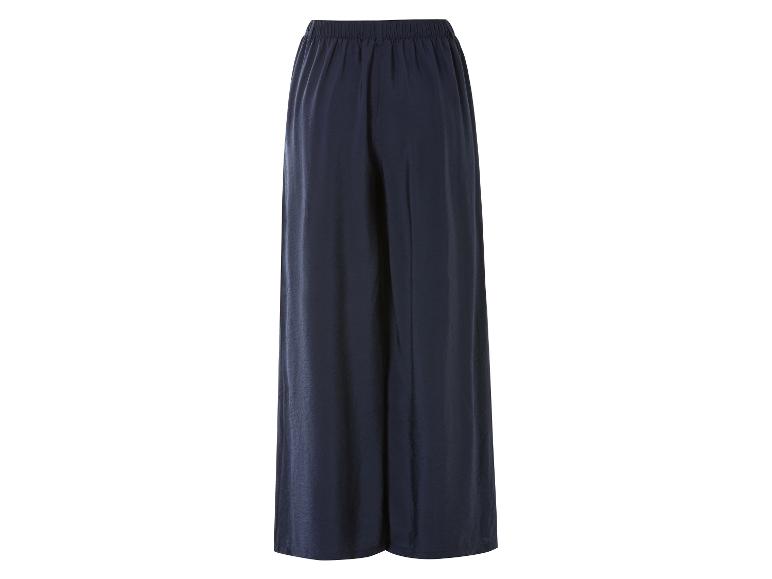 esmara® Dámske široké nohavice Wide Leg (navy modrá, 34)