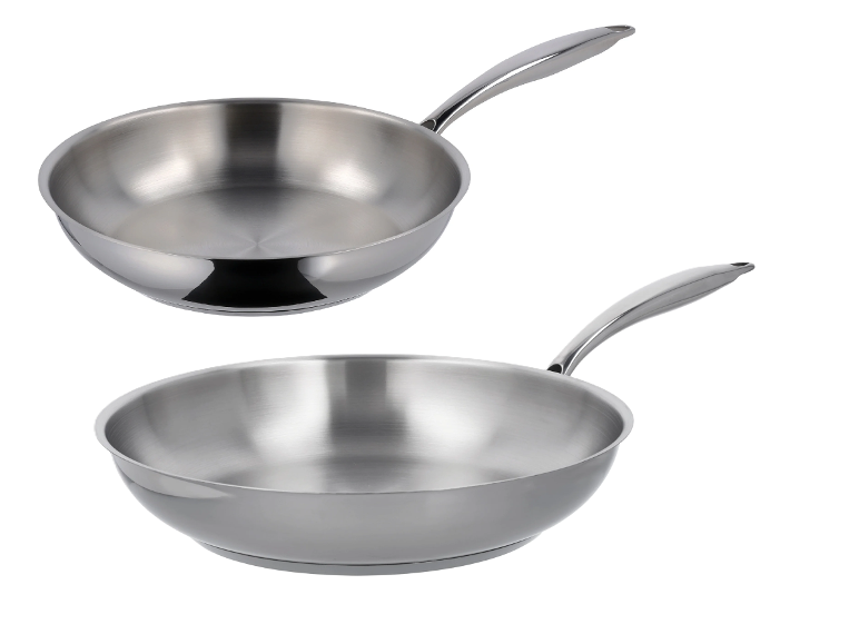 SILVERCREST® Súprava panvíc z ušľachtilej ocele Premium, 2-dielna