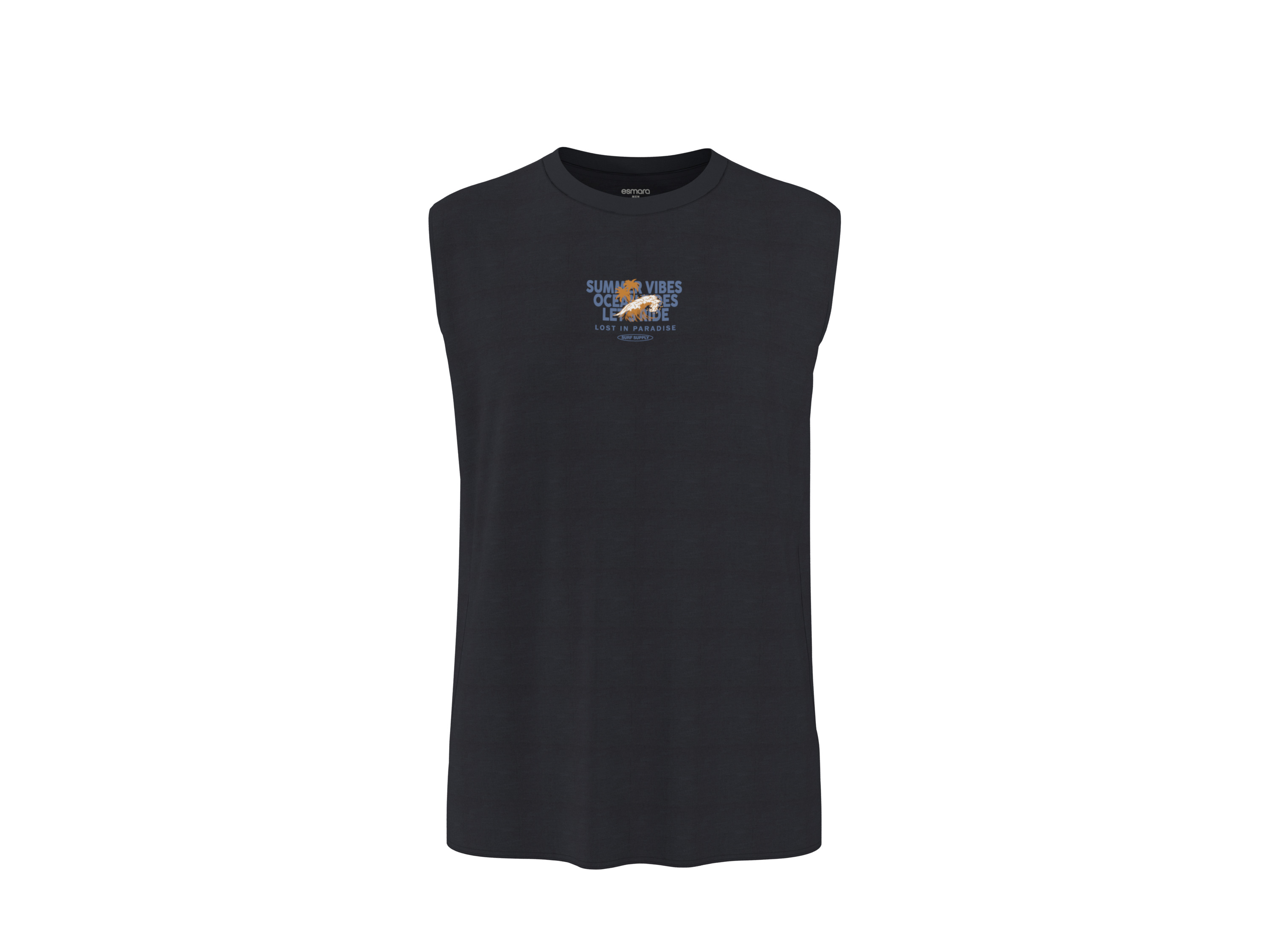 ESMARA® Pánsky top (čierna, S (44/46))