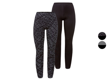 esmara® Dámske legíny XXL, 2 kusy