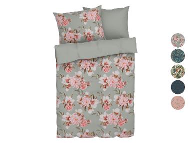 LIVARNO home Posteľná bielizeň zo saténového mikrovlákna, 200 x 220 cm