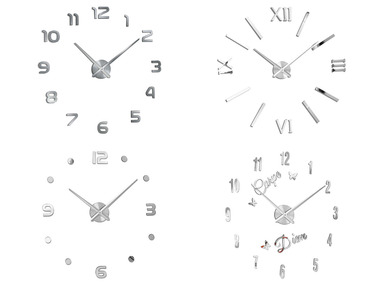 AURIOL® Nástenné hodiny na dotvorenie, Ø 90 – 120 cm