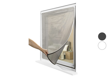 LIVARNO home Magnetická sieťka proti hmyzu a slnku na okno, 1,1 x 1,3 m
