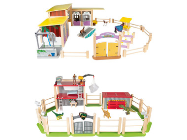 Playtive Drevená konská farma/dinoland