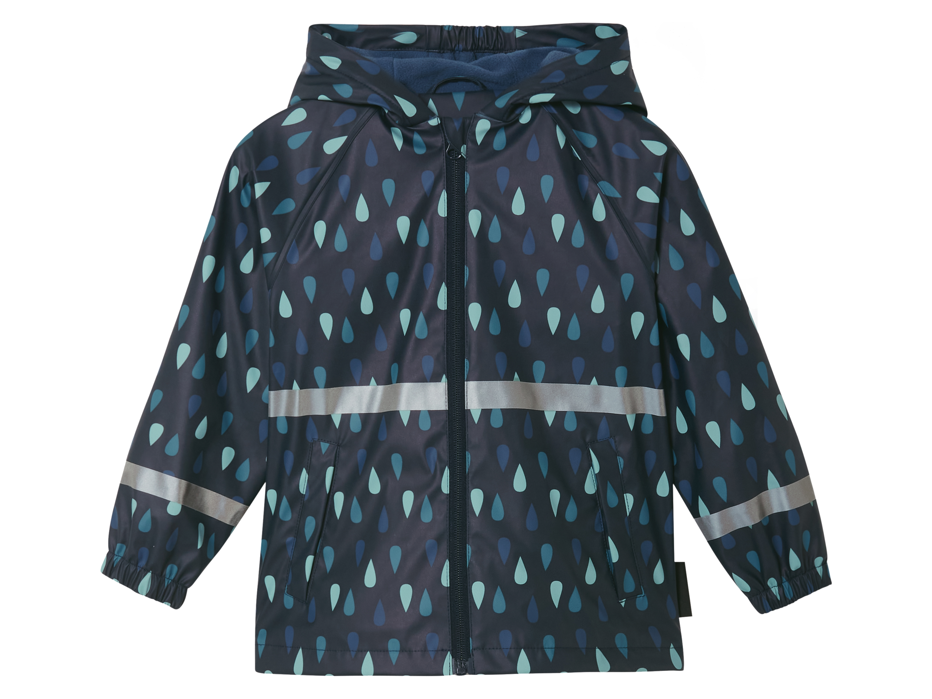 lupilu® Chlapčenská nepremokavá bunda (navy modrá/vzor, 86/92)